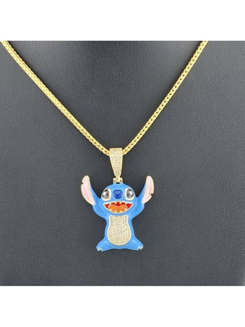 Sterling Silver 925 Stitch Pendant Necklace – Adorable & Playful Design